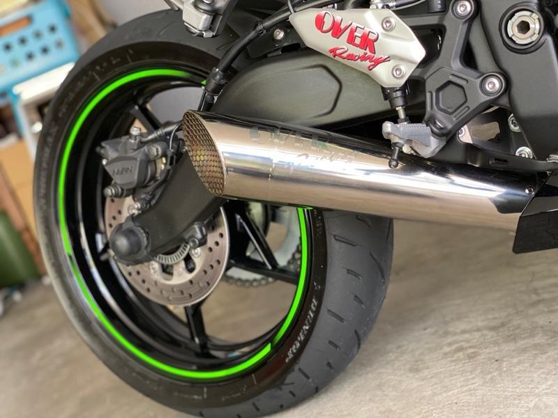 overracing フルチタンメガホンマフラー のパーツレビュー | Ninja ZX