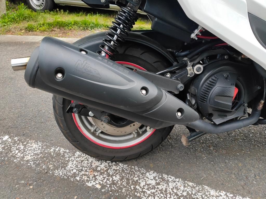 NCY ブラックアドバンスマフラー のパーツレビュー | シグナスX SR