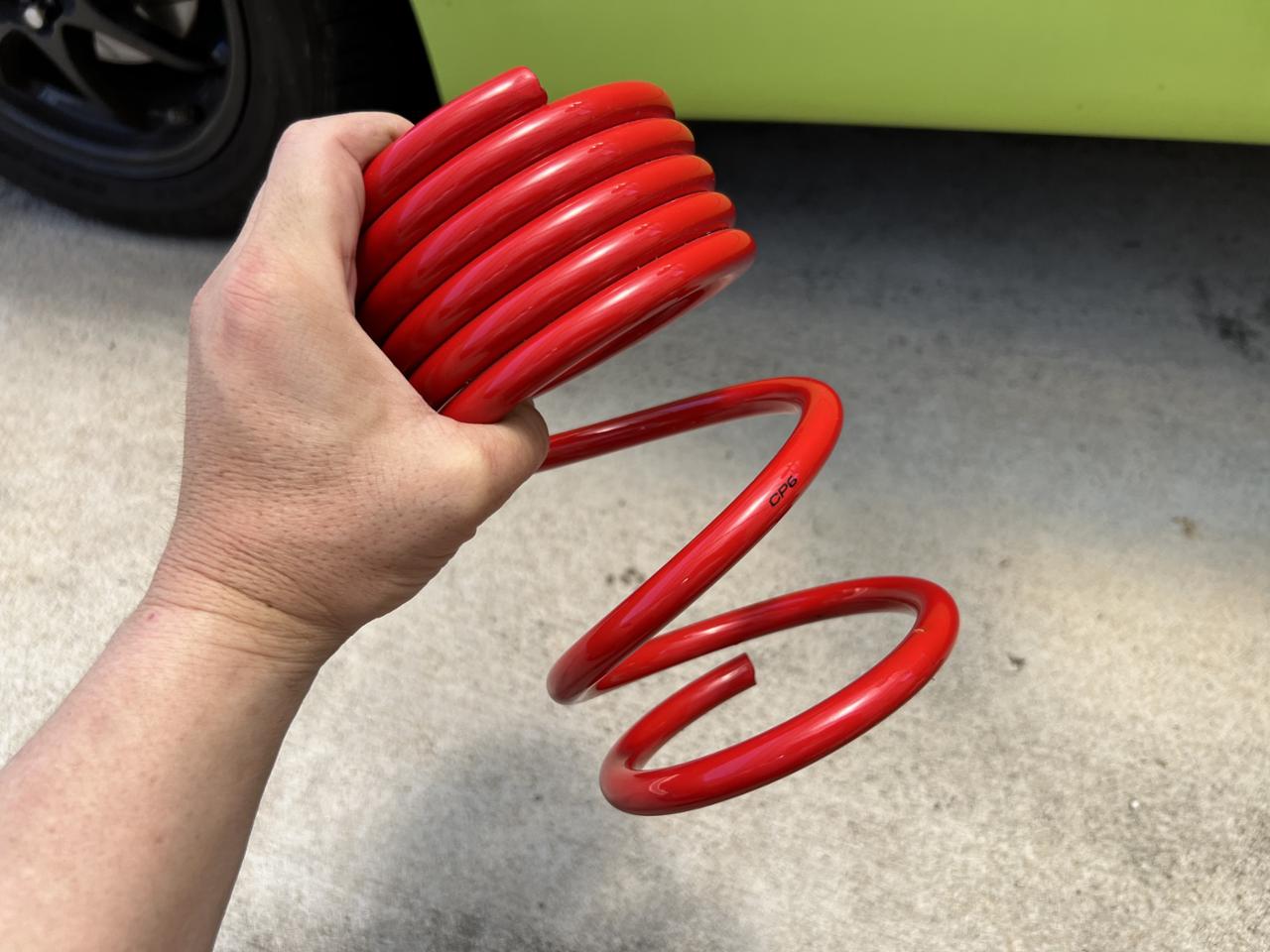 OVER TECH レーシング リアサス STD コペン L880K (6kg仕様) のパーツ