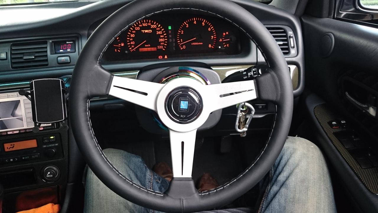 NARDI CLASSIC LEATHER ブラックレザー＆シルバースポーク のパーツ