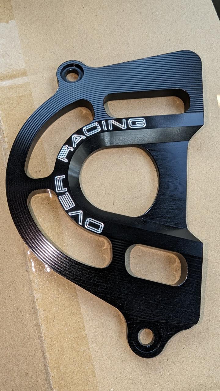 OVERレーシング スプロケットカバー チェンジアシスト付 BLK GROM(21