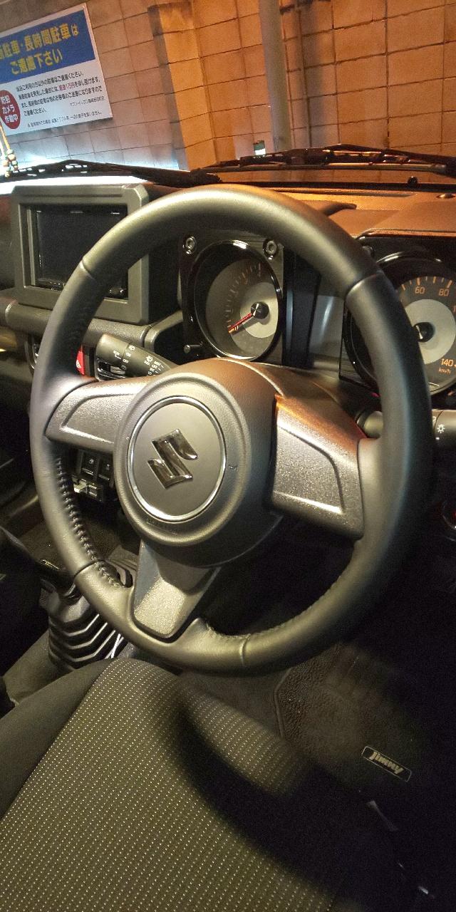 スズキ(純正) XC純正革巻きステアリング のパーツレビュー | ジムニー