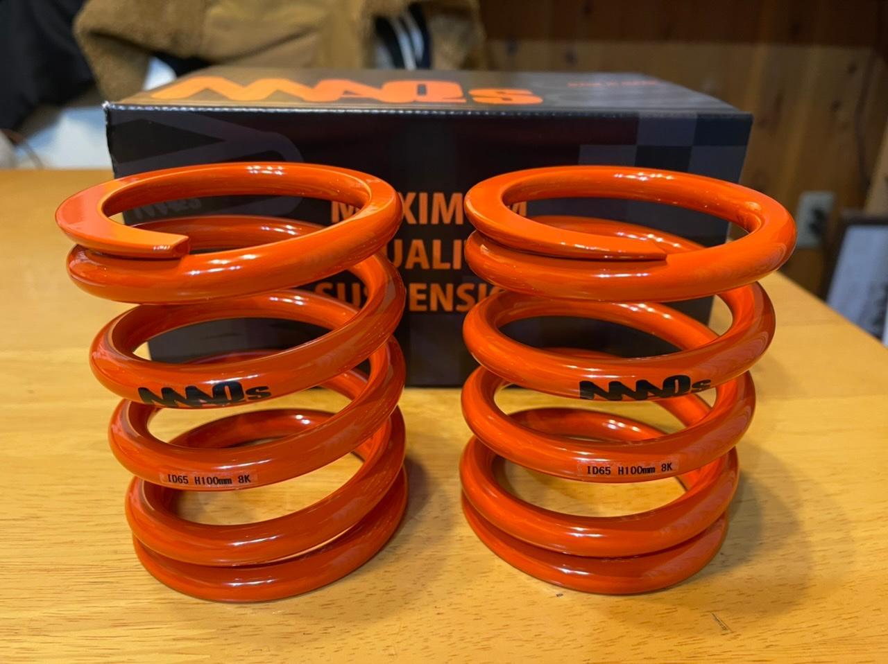 MAQS 直巻スプリング ID65 H100 8k のパーツレビュー | MINI(ヒッサー