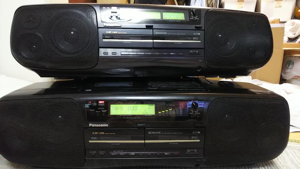 Panasonic製バブルラジカセ RX-DT8とDT-9の違い｜LM Poohのブログ｜LM