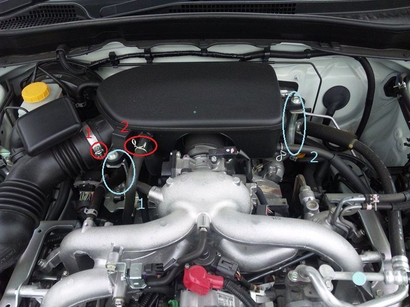 柿本改 インテークチャンバー取り付け（スバル インプレッサ・GH）by