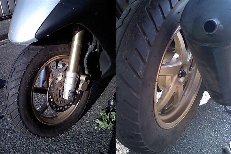 ライブディオZX純正 金ホイール・金サス（ホンダ Dio (ディオ)）by