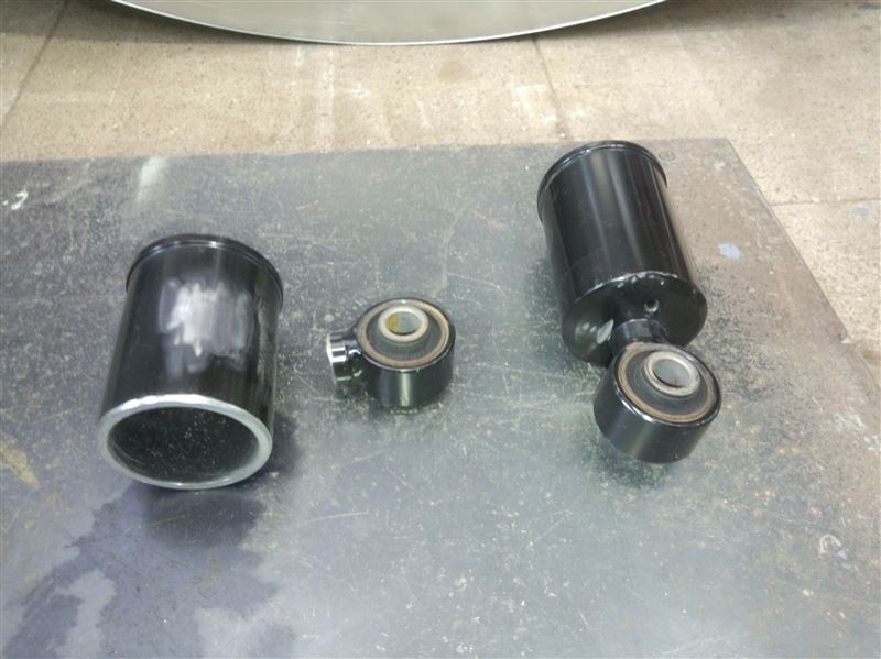 ☆リア車高調ショックブラケット貫通オフセット溶接加工☆（ダイハツ