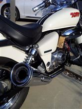 純正マフラー サイレンサー外し（ホンダ マグナ50）by beetle401