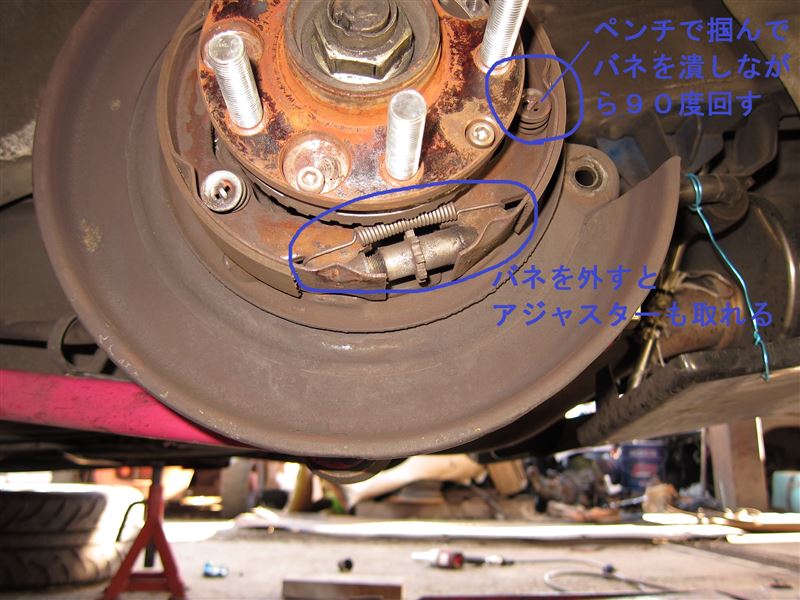 GC8 リアナックル交換 1（スバル インプレッサ WRX STI・GC8/GF8）by