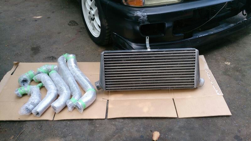 前置きインタークーラー取付（トヨタ スターレット・P80系）by