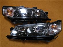 アコードワゴン後期純正ヘッドライト交換。（ホンダ アコードワゴン