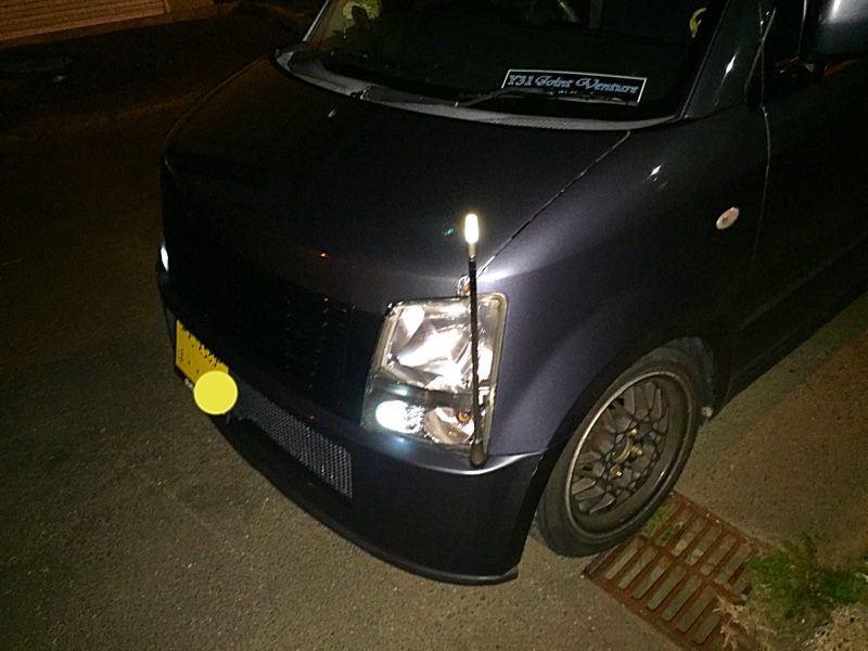 マツダ純正コーナーポール流用取付（スズキ ワゴンR・MH21S/22S）by