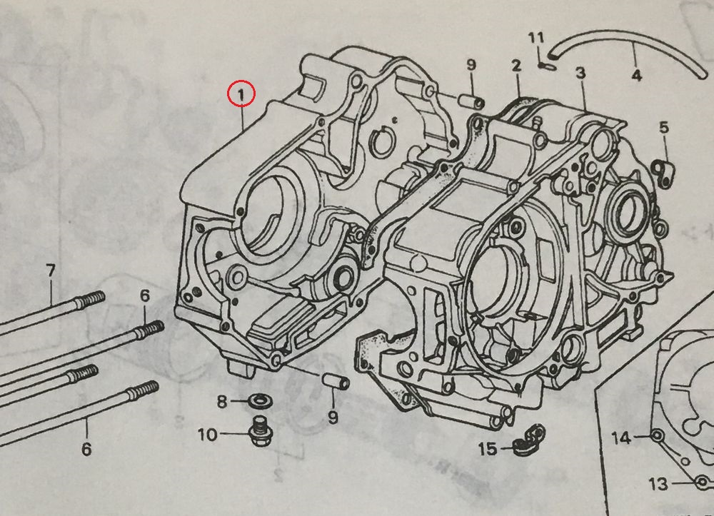 リトルカブ エンジン 分解 クランクケース ヘッド ジャンク リトルカブ