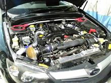 レガシィ(BP/BL)用 HKS前置きインタークーラー流用（スバル