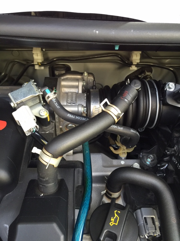 オイルキャッチタンク取り付け（日産 マーチ・K13）by ふかすけ - みんカラ