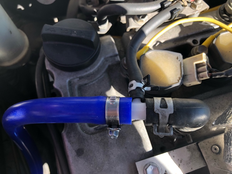 も。ファク製 L880K。オイルキャッチタンク取付♪（ダイハツ コペン