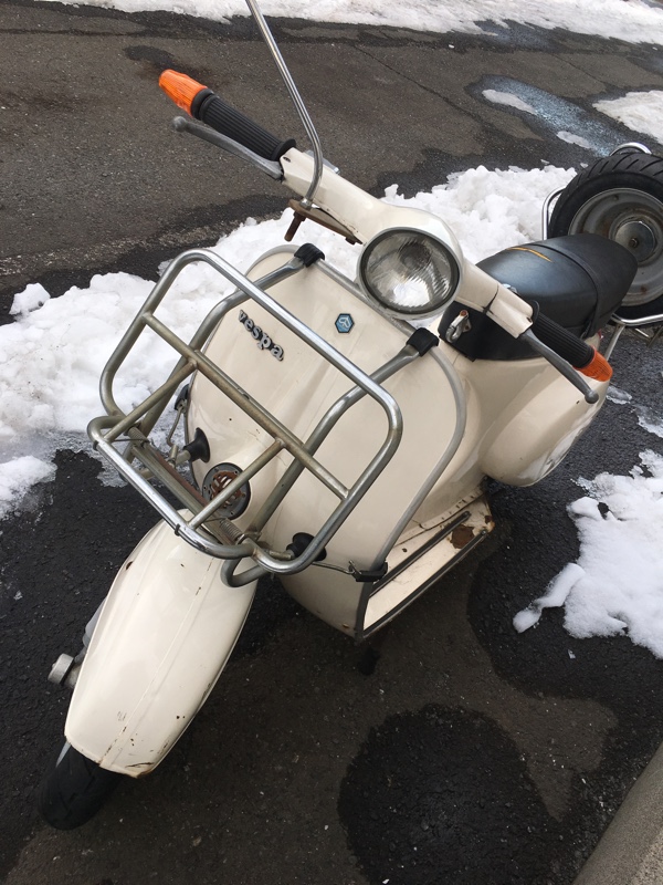 フロントキャリア （ピアジオ ベスパ 100）by シン・イタフラ修行僧