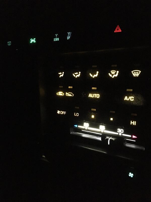 メーター球 エアコン球 LED化③（トヨタ ランドクルーザー80・80系）by