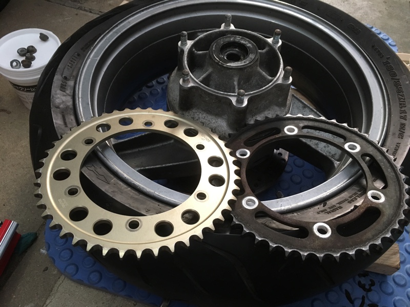 17インチ化したよ その1（カワサキ ZX-10）by たかパパ♪ - みんカラ