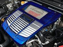 エンジンカバーにラップ塗装してみたYO♪（スバル レヴォーグ・VM