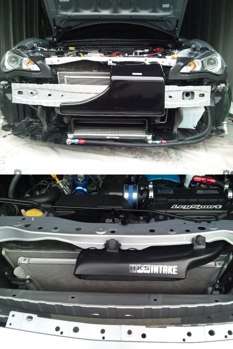 86/BRZ LEGハイパーインテーク vs HKSエアインテーク初期型、西浦比較