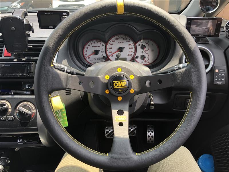 DIY】OMP コルシカ ステアリング取付編その2（三菱 コルトラリーアート