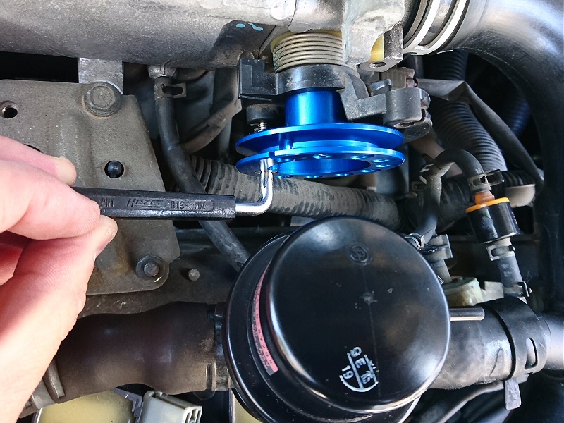 GP!リアルレスポンススロットルプーリー 取付（ダイハツ コペン・L880K