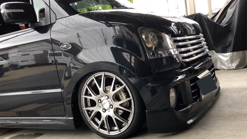 LEON SUPER ULTRA MAX車高調 取り付け（スズキ ワゴンR・MH21S/22S）by