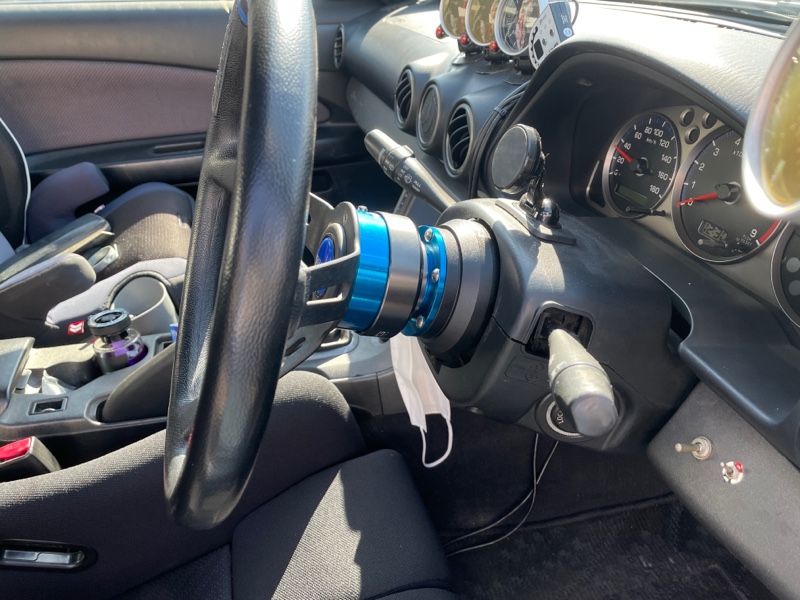 NRG製ショートボスSRK-140HとクイックリリースSRK-200BL取り付け Part