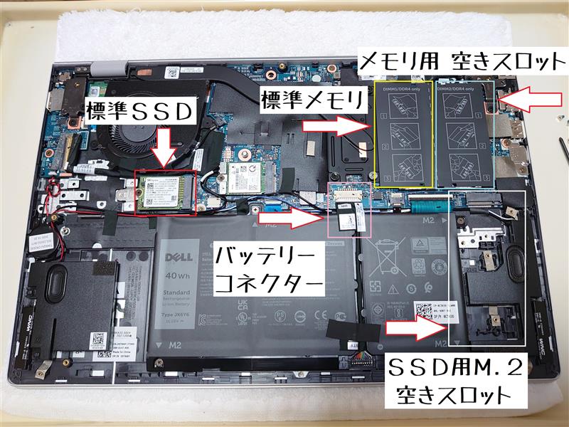 DELL Inspiron 14の改造計画（SSD・メモリ増設）（トヨタ ハイエース