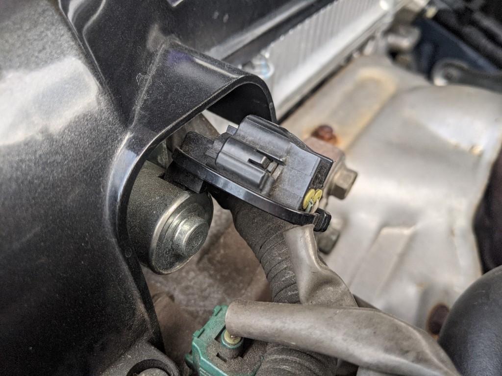 オイルコントロールバルブのカプラー交換 odo359319km（トヨタ