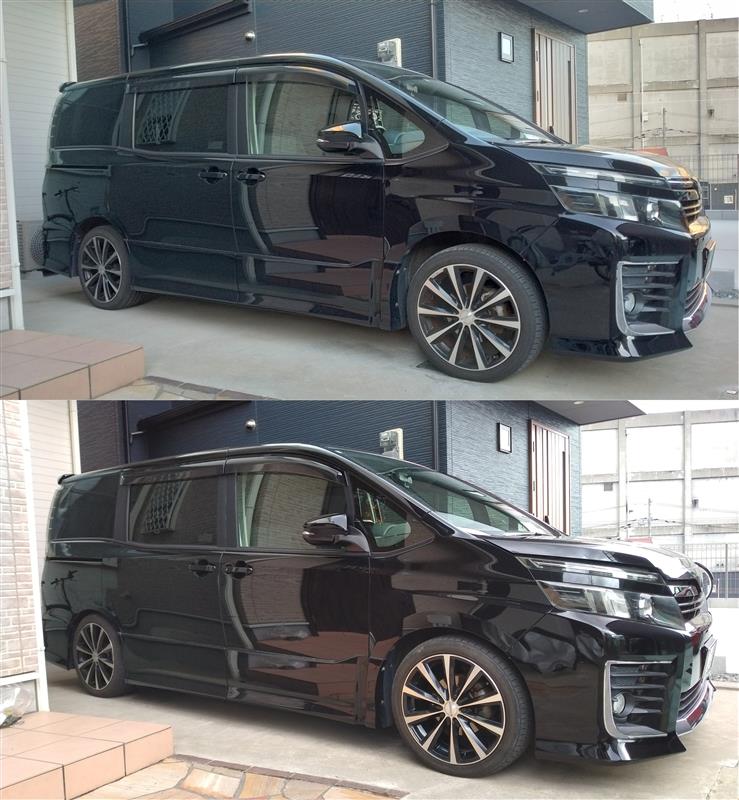 ダウンサスへ交換 リア（トヨタ ヴォクシー・80系）by pogu - みんカラ