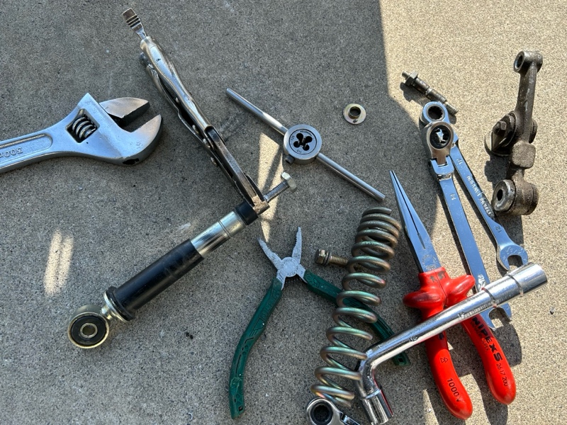 フロントショックショート加工（ホンダ スーパーカブ70）by F&Y - みんカラ