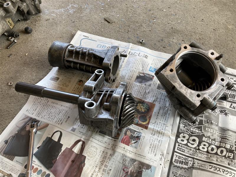 GTO紅 5速 ゲトラグ トランスファ オーバーホール（三菱 GTO・Z15A