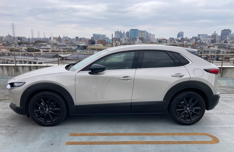 純正アルミホイール(18×7.0J)マットブラック交換（マツダ CX-30・DM