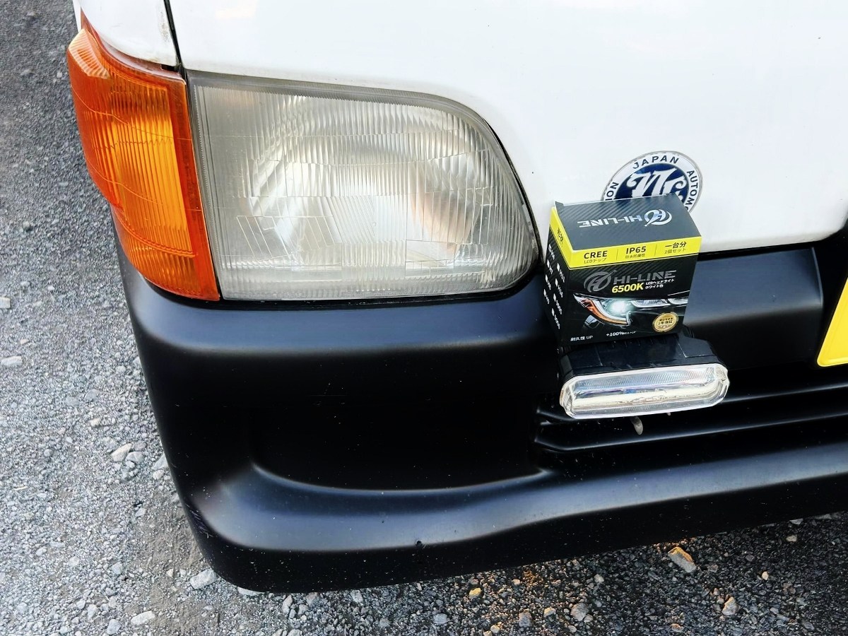 ド初期型のTT1ヘッドライトをLED化（スバル サンバートラック・TT1/TT2