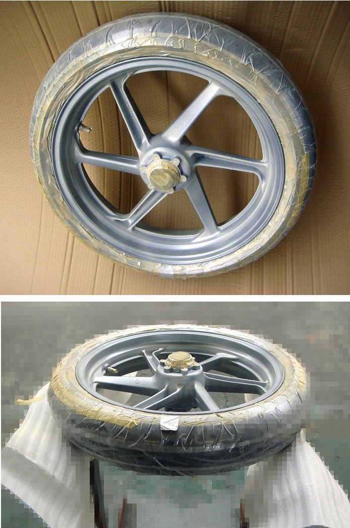 フロントホイール17インチ化（ホンダ ホーネット250）by ちぃにぃ