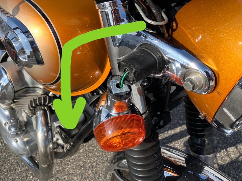 ウインカーが折れた（カワサキ W800）by すなめり@ゆげもん - みんカラ
