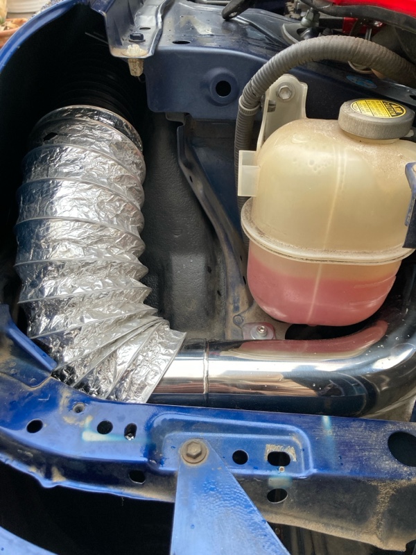 インレットダクト テクノプロスピリッツさん製の取り付けと導風