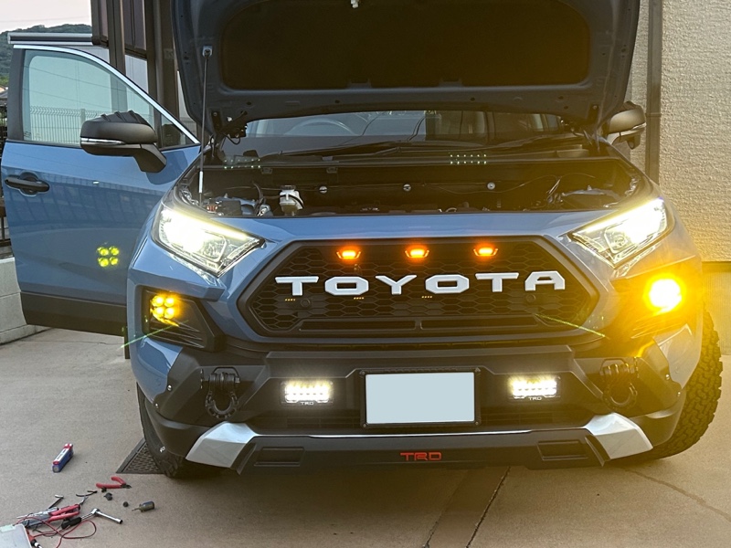 ジョリーロジャーズフォグランプ取付（トヨタ RAV4・XA50系）by