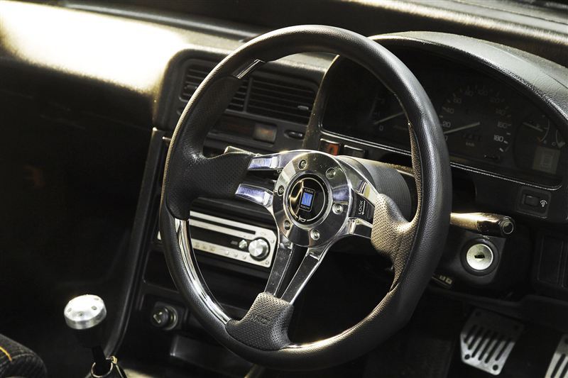 75th anniversary Line NARDI 4(FOUR) METAL ブラックレザー/POL