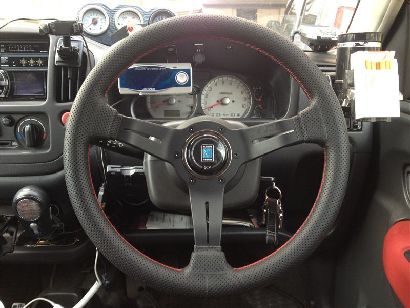 CLASSIC LEATHER SPORTS TYPE ラリー パンチングレザー レッドステッチ