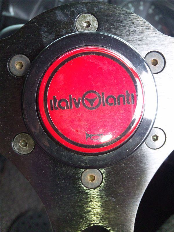 イタルボランテ 純正 ホーンボタン 赤 レッド メンテ済み 導通良好