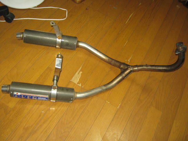 OVER ステンカーボン左右二本出し のパーツレビュー | モンキーR(GO_TO