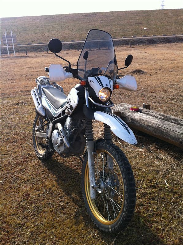 GIVI 汎用 中型ウインドスクリーンA604 のパーツレビュー | セロー250