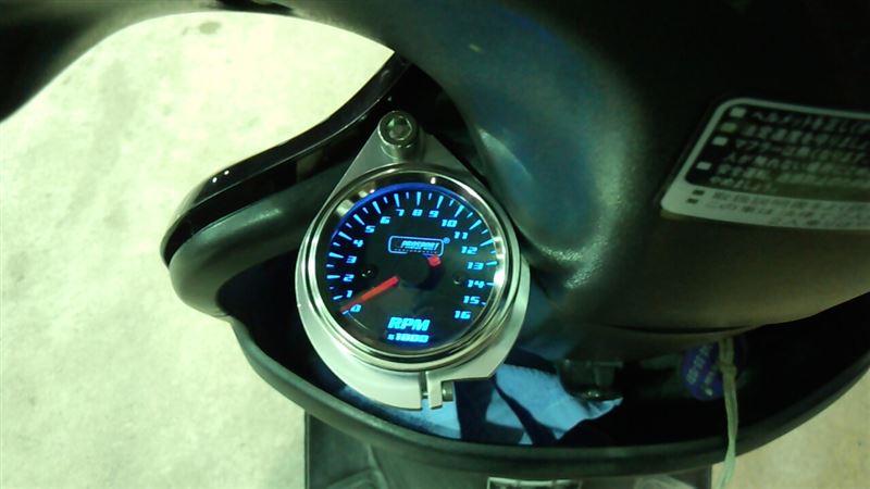 PROSPORT バイク用電気式タコメーター のパーツレビュー | Live Dio ZX