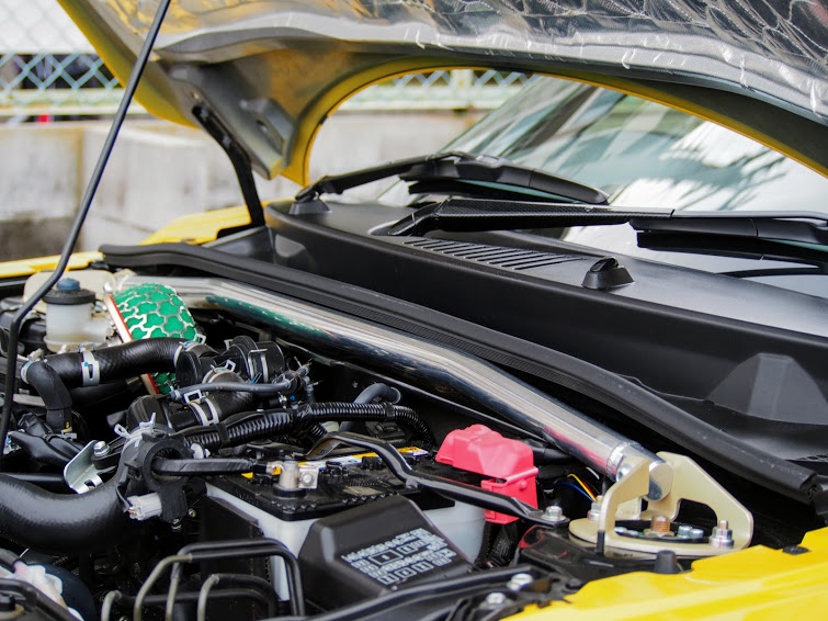 D-SPORT フロントストラットタワーバー のパーツレビュー | コペン