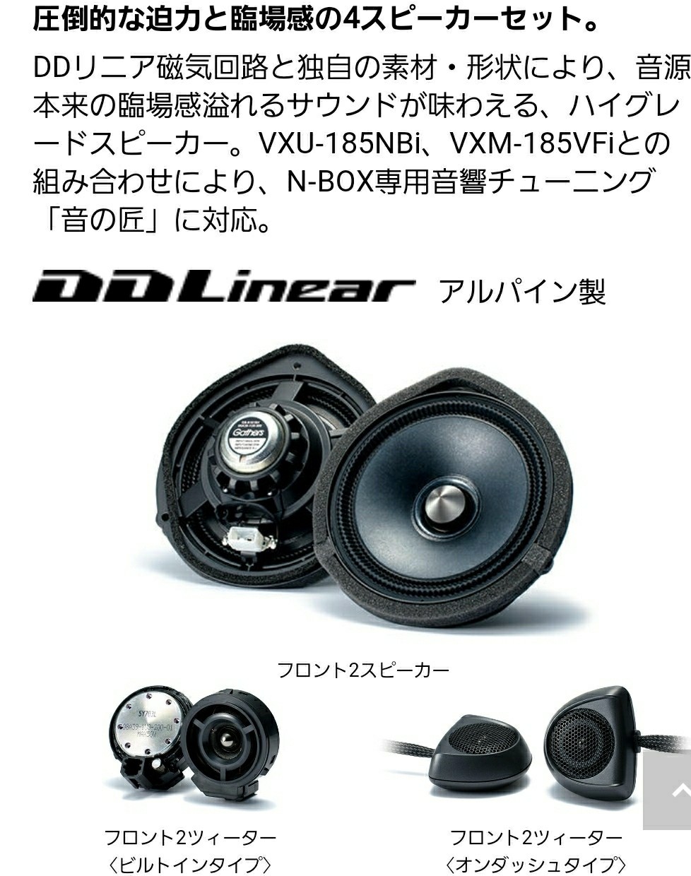 ホンダ(純正) ハイグレードスピーカーシステム のパーツレビュー | N