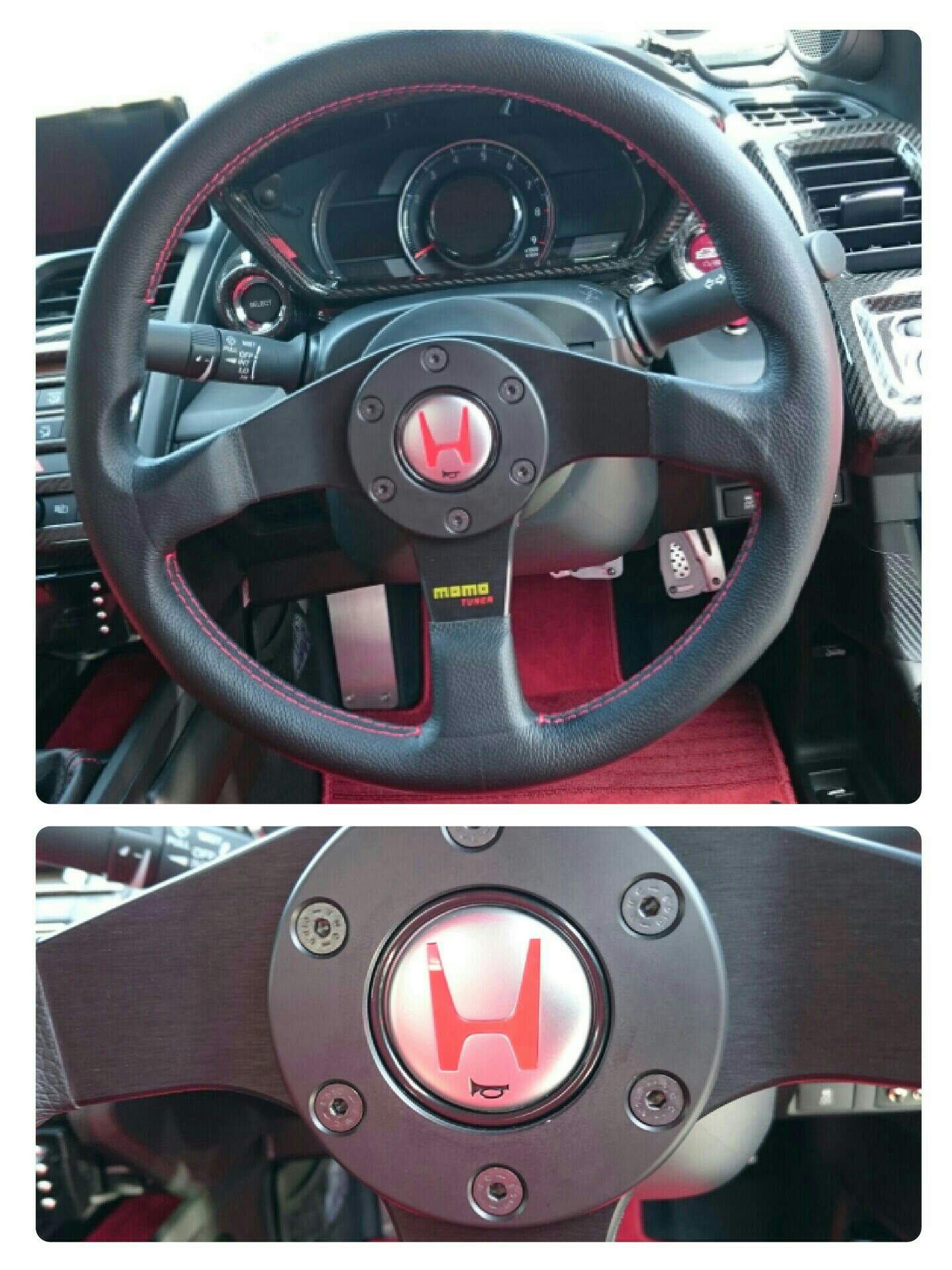 ホンダ(純正) NSX-R純正ホーンボタン のパーツレビュー | S660(けんぶ