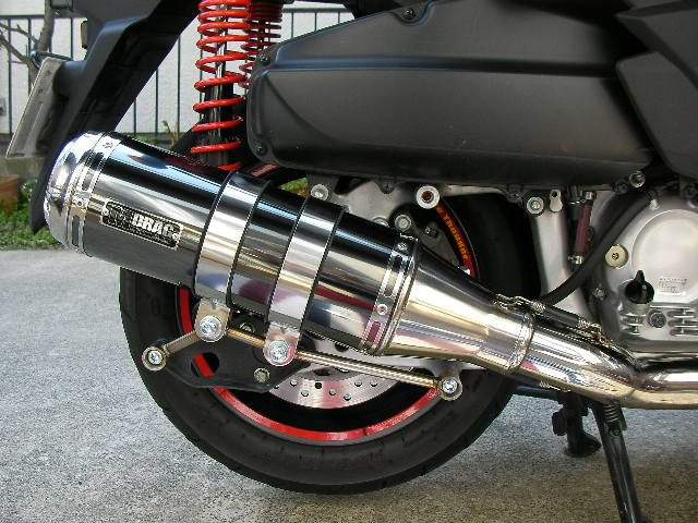 ホンダ フュージョン ヘリックス MAC MRDマフラー 希少 綺麗 社外